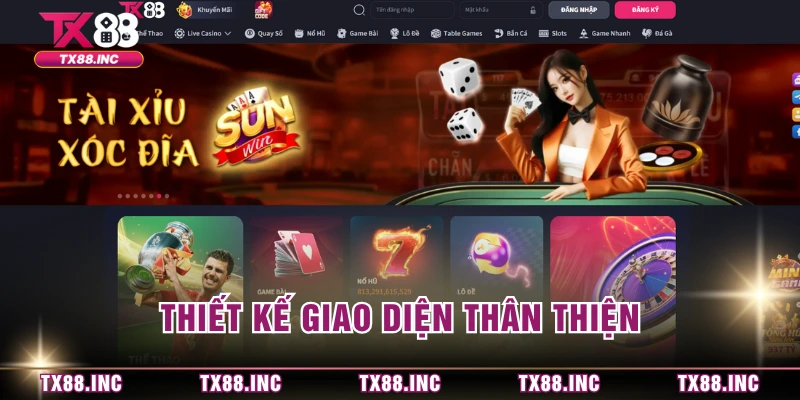 Thiết kế giao diện thân thiện